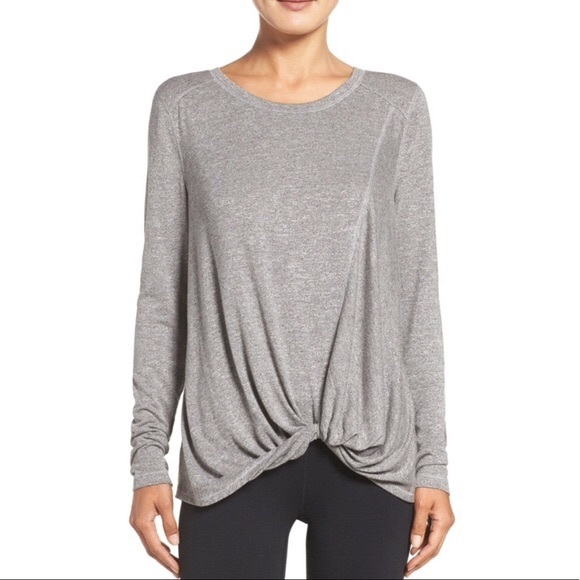 Zella Tops - Zella Twisty Turns Longsleeve Tee